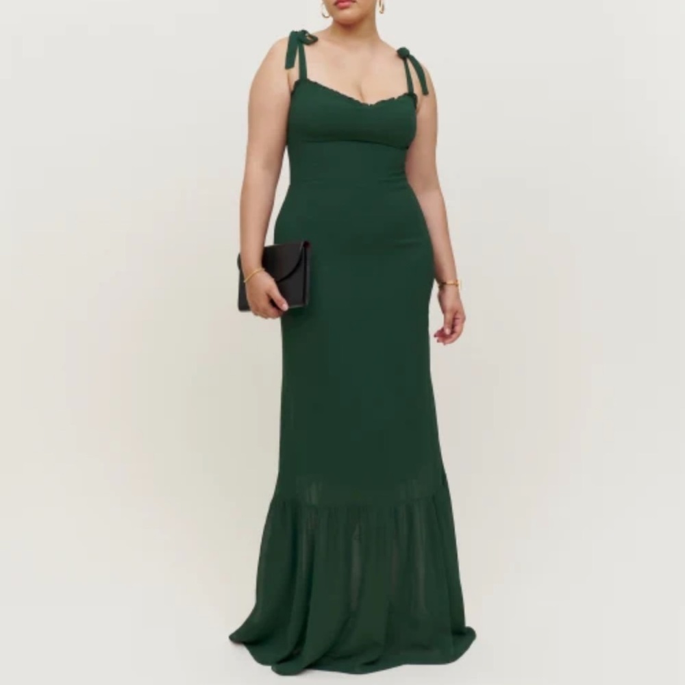 Reformation Petites Jasen Dress Forest